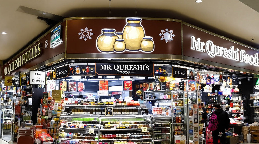 Mr. Qureshi's Food store.